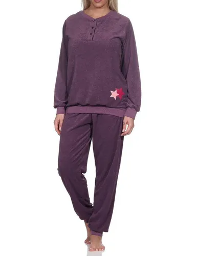 Normann Pyjama Normann Damen Frottee Schlafanzug Loungewear - auch in Übergröße