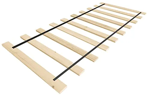 sunnypillow Rollrost 70x200 cm - Extra stabiler Lattenrost für Wohnwagen und Wohnmobil - Bettrahmen für gesunden Schlaf! Der Rollrost bietet eine hohe Belastbarkeit von ca. 300kg und sorgt durch seine 10 Leisten für optimale Luftzirkulation. Einfach zu montieren und platzsparend!