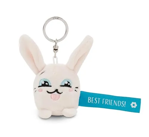 NICI Schlüsselanhänger Hase Best Friends! blau 5cm