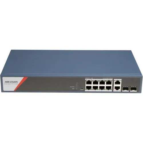 Hikvision DS-3E1512HP-SI-8P2T2F Managed Switch PoE in blau von Hikvision
