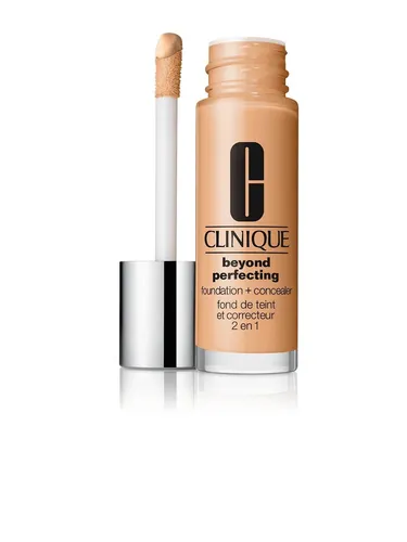 Clinique Beyond Perfecting Foundation + Concealer WN 48 Oat (MF) 30 ml - Make-up für eine makellose Haut, kombiniert Foundation und Concealer in einem Produkt für perfekte Abdeckung und langanhaltenden Tragekomfort.
