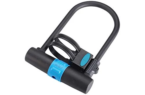 BBB U-Vault Schloss 250mm x 170mm schwarz - Fahrradschlösser – Maximale Sicherheit durch gehärteten Stahl und PVC-Beschichtung, schützt vor Diebstahl und Kratzern. Inklusive 2 nummerierter Schlüssel für optimalen Schutz!