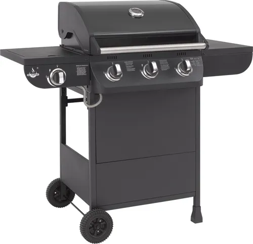 Fuego Gasgrill Columbus 3+1 Brenner - Grillwagen mit 3+1 Brennern für perfektes BBQ, ideal für gesellige Grillabende im Freien.