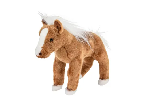Teddys Rothenburg Kuscheltier Pferd stehend braun 23 cm