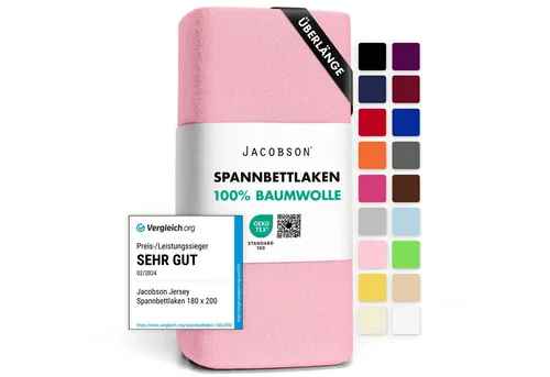 Bettlaken Pink von Jacobson
