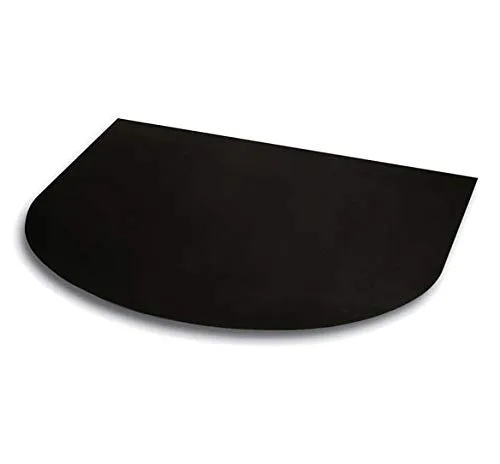 La Nordica L7118163 Kamin Glasplatte Zunge mittelgroß, schwarz