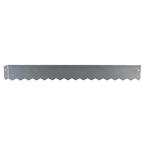 bellissa Rasenkante Serra – Verzinkte Beeteinfassung 103 x 12 cm, 5 m Nutzlänge - Einfache Verlegung der stabilen Rasenkante durch Einschieben in den Boden. Wetterfest und langlebig, ideal für Gartenbegrenzungen und als Mähkante. Hochwertige Qualität von Bellissa für eine ansprechende Beetabgrenzung.