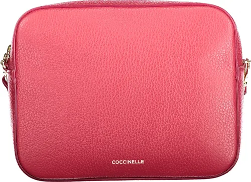 Coccinelle Tebe Umhängetasche rot E5MN555M301-R16 - Umhängetasche aus genarbtem Leder in elegantem Rot, perfekt für stilvolle Auftritte und vielseitige Kombinationsmöglichkeiten.