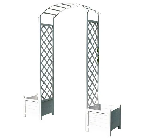 Mucola Rosenbogen mit Blumenkübeln von Mucola