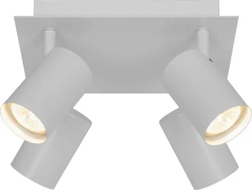 Nordlux Frida 4 Deckenleuchte White - Vielseitige Beleuchtung - Lampen: Die Frida 4 Deckenleuchte in Weiß bietet effiziente, drehbare Spots für individuelle Lichtgestaltung und passt perfekt in jede Raumgestaltung.