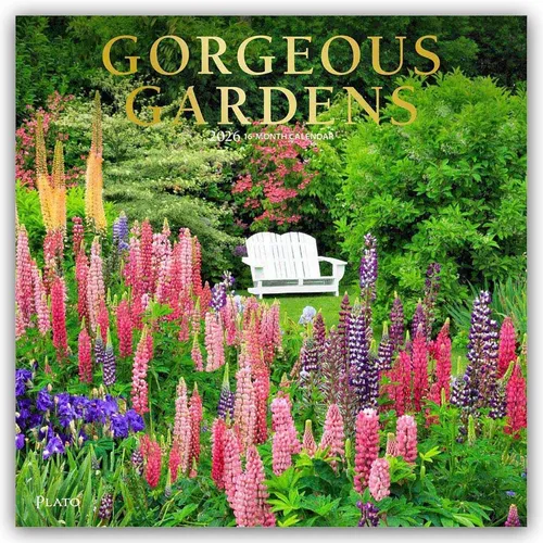 Gorgeous Gardens - Wunderschöne Gärten 2026 - 16-Monatskalender Browntrout Publi