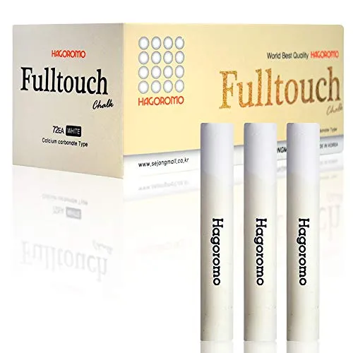 Hagoromo Fulltouch Kreide, 1 Box (72 Stück), weiß von Hagoromo