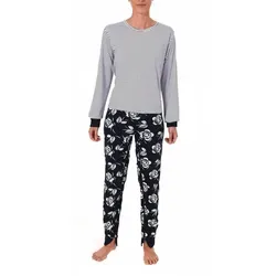 Normann Care Damen Pyjama Overall mit Reißverschluss von Normann