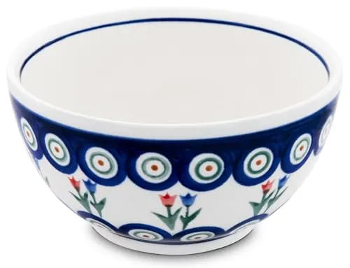 Bunzlauer keramik 500ml Schüssel Schale Ø14 cm Höhe 7,1 cm Dessertschale Müslischale Kompttschale (Dekor 809)