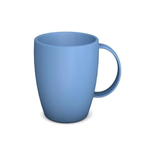 Ornamin Becher I Kaffeebecher mit Henkel M420 | Henkelbecher l Mehrwegbecher l Campingbecher l Kaffeetasse