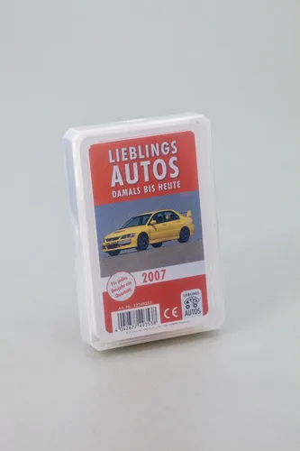 Auto Quartett 2007 Baujahr Geburtsjahr 19. Geburtstag Geschenk Spielkarten Neu