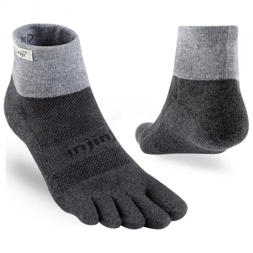 Injinji Herren Trail Midweight Mini Crew grau
