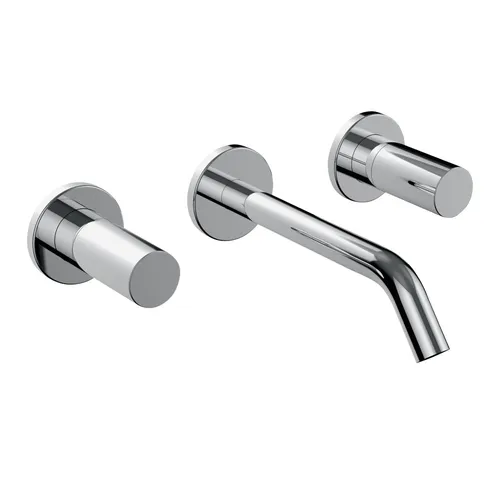 Kartell Festauslauf 3-Loch Waschtischmischer Unterputz von LAUFEN