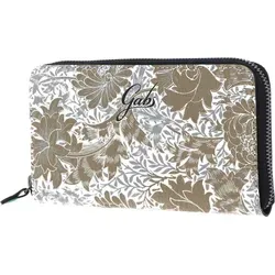 Gabs Leder Geldbörse GMONEY17 Wallpaper Ruga Black Peonia Toni Beige hellbraun - Hellbraun