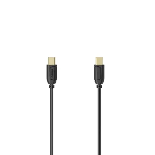 Hama USB-C auf USB-C-Kabel Flexi-Slim, USB 2.0, 480 Mbit/s, 0,75 m