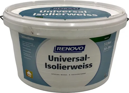 Renovo 5 Liter Isolierweiss gegen Nikotin