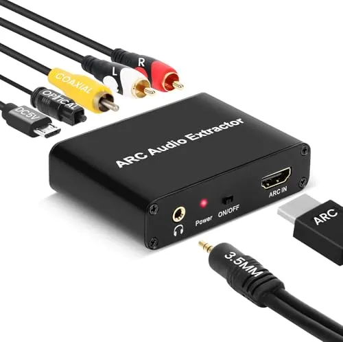 HDMI ARC Audio Extractor mit Lautstärkeregelung