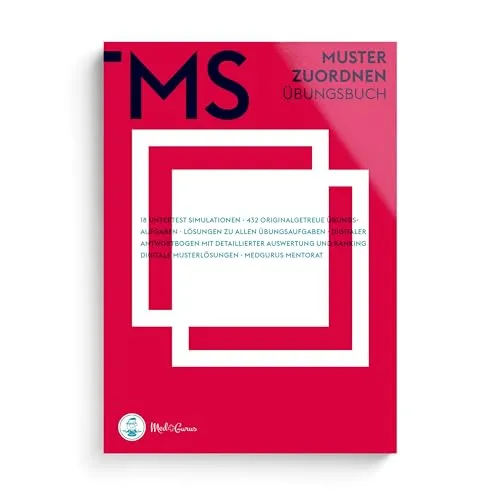 MedGurus - TMS Vorbereitung - Muster zuordnen - Übungsbuch mit 432 Aufgaben und Musterlösungen zur Vorbereitung auf den Medizinertest - Erfolgreich ins Medizinstudium