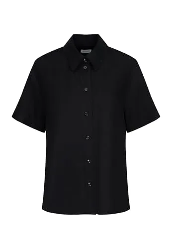 Seidensticker Damen Bluse - Bügelleicht und Eleganz vereint - Damenblusen, edle und vielseitig kombinierbare Bluse aus leichtem Leinen für ein angenehmes Tragegefühl, ideal für Büro, Alltag und besondere Anlässe.