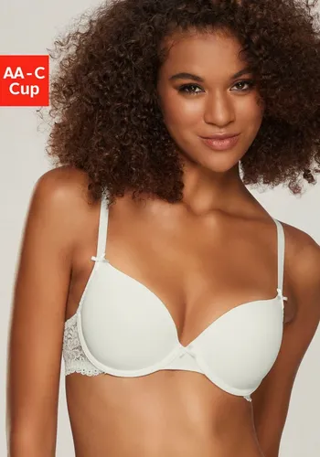 Nuance by Lascana Schalen-BH im Rücken aus Spitze, Cups aus Microtouch, Dessous