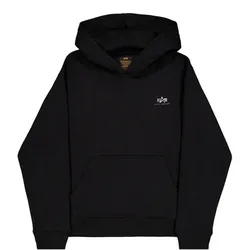 Alpha Industries Basic Hoodie SL TPU, Herren, Gr. M, schwarz - Herren-Sweatshirt aus weichem Brushed Fleece für hohen Komfort und lässigen Stil. Mit Kängurutasche und regular fit, ideal für entspannte Tage und kühle Abende.