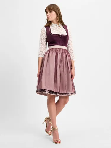 Krüger Madl Midi-Dirndl Bordeaux 44 von Krüger Madl