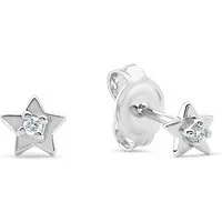 ESPRIT Damen-Ohrstecker 925er Silber mit 2 Diamanten - Elegante Ohrringe aus 925er Silber, besetzt mit funkelnden Diamanten – ideal für besondere Anlässe oder als Geschenk.