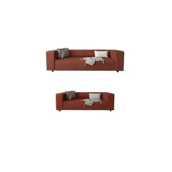 S-STYLE Polstergarnitur 3+2 Oskar in Rot - Hochwertige Polstergarnitur in Rot, Maße: 175 cm Breite, 65 cm Höhe. Ideal für stilvolle Wohnzimmergestaltung. Profitieren Sie von unserem 10€ Willkommens-Gutschein und 0% Finanzierung!