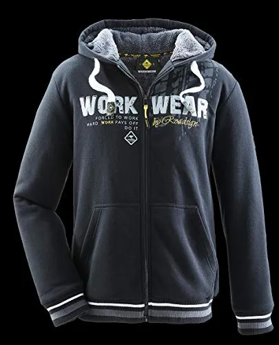 ROADSIGN Australia Sweatjacke - Funktionsjacke aus hochwertigem Berberfleece, ideal für kalte Tage, mit stylischen Applikationen und Roadsign Label.