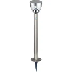Gartenleuchte mit Bewegungsmelder LED - Edelstahl Wegeleuchte für Außen - Lampen für den Außenbereich mit elegantem Edelstahl-Design, 3 stufenlos einstellbare Lichtmodi und IP44 wetterfest. Ideal für Garten und Einfahrt, sorgt für Sicherheit und Stil.