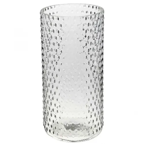 Glasvase Kerzenglas Windlicht Ø11,5cm H23,5cm Transparent