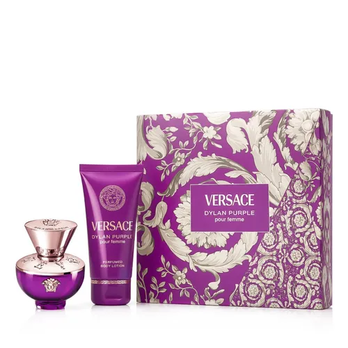 Versace Dylan Purple Geschenkset 80 ml (30 + 50) - Elegantes Geschenkset mit 80 ml Eau de Parfum, ideal für besondere Anlässe. Duftnote: Frisch und blumig für einen unvergesslichen Eindruck.