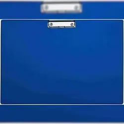 Alco Klemmbrett kunststoffüberzogen für DIN A3 quer blau