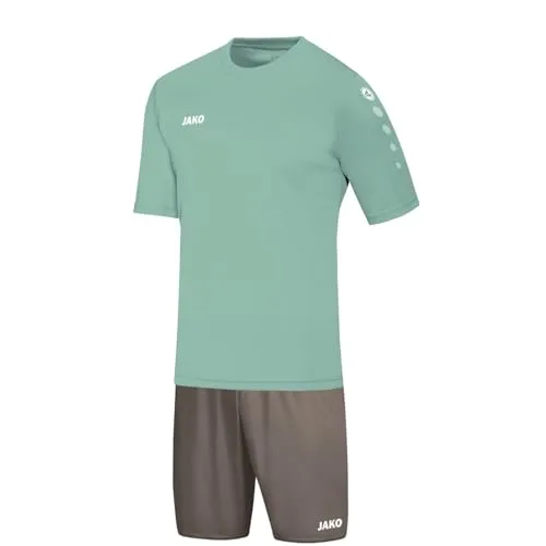 JAKO Kinder Trikotset Brasil C4292-251 116 - Fußball-Trainingstrikots für Jungen, bequemes Trikot mit Rundhalsausschnitt und atmungsaktivem Funktionsmaterial für optimalen Tragekomfort während des Spiels.