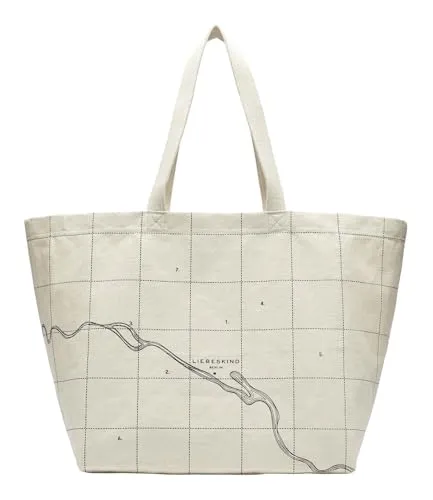 Liebeskind Shopper creme 2164893-8103 - Stylischer Baumwoll-Shopper in creme, ideal für den Alltag und umweltfreundlich.