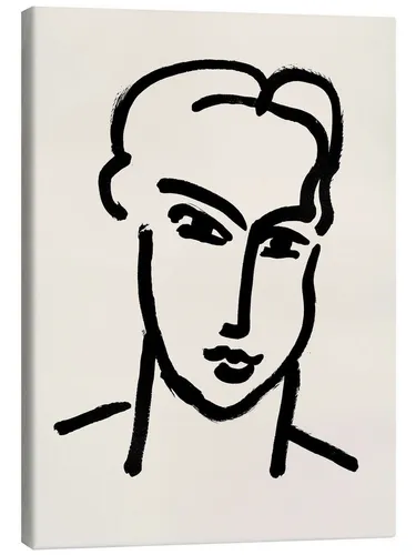 Posterlounge Wandbild Großer Kopf von Katja, 1951, Henri Matisse, erhältlich als Poster, Leinwandbild, Wandsticker oder Acrylglasbild