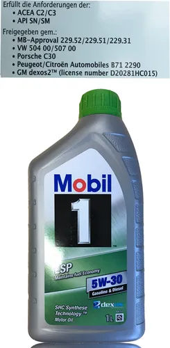 Produktbild Mobil 1 ESP Formula P 5W-30 20 Liter