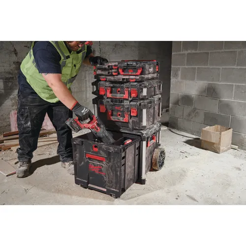 Milwaukee Koffer 665 x 570 480 mm PACKOUT Trolley mit Schublade Ausführung: Trolley mit Schublade