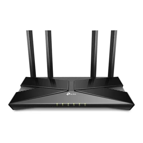 TP-Link Archer AX58 Wi-Fi 6 Router, Dualband AX3000 - Router mit Gigabit Wi-Fi 6, WPA3-Sicherheit und Kindersicherung für sicheres Surfen. Ideal für 2-Zimmer-Wohnungen, unterstützt mehrere Geräte gleichzeitig.
