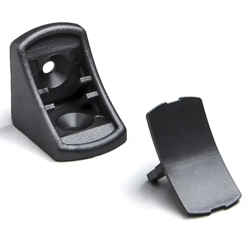 Stück SO-TECH® Korpusverbinder Eckverbinder Schrankverbinder Möbelverbinder Winkel für Möbel 24 x 24 x 20 mm Farbe: Silber 100