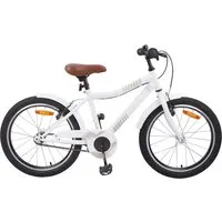 vidaXL Kinderfahrrad 20 Zoll für 6-11 Jahre - Weiß - Perfekter Begleiter für junge Entdecker! Dieses robuste Kinderfahrrad mit verstellbarem Lenker und Sattel bietet Komfort und Sicherheit für kleine Radfahrer. Ideal für Abenteuer im Park oder auf Trails.