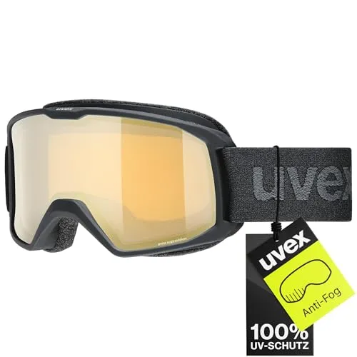 uvex elemnt FM Skibrille – black mat/gold-LGL, one size von uvex