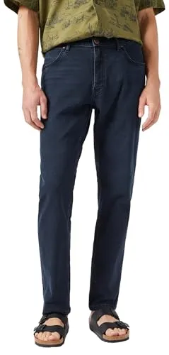 Wrangler River Jeans - Grau, Regular Tapered Passform mit 98% Baumwolle für hohen Tragekomfort und Maschinenwaschbarkeit - ideal für den Alltag.