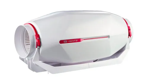 Vents Schallgedämmter Rohrlüfter Stream EC 125 - Belüftungsventilator für leise Luftzirkulation, energieeffizient und ideal für Renovierungsprojekte in Wohnräumen.