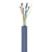 Netzwerkkabel Cat.6a, U/UTP blau, 100 Meter - Hochwertiges Netzwerkkabel für die Wandverlegung, ideal für Dose/Panel-Anschlüsse, sorgt für stabile und schnelle Datenübertragungen.